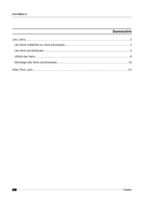 Les Liens sous Linux