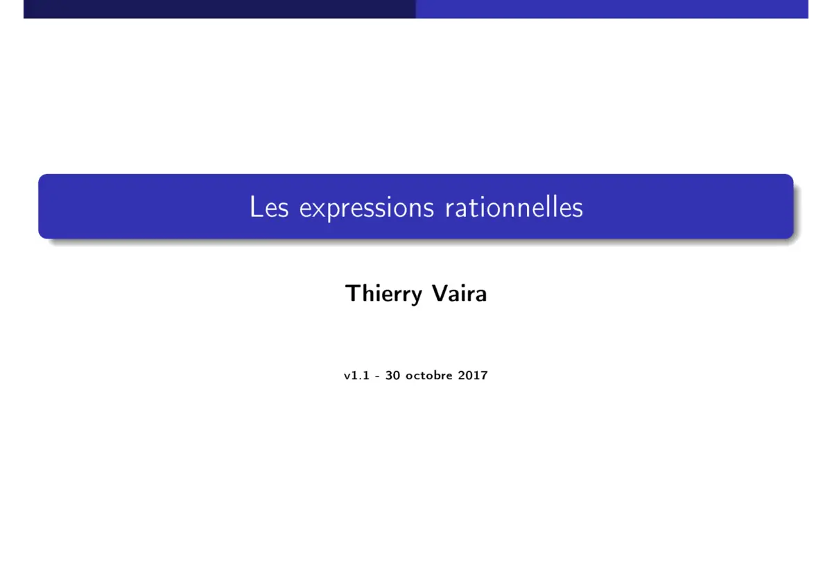 Expressions rationnelles - Maîtriser les regex efficacement