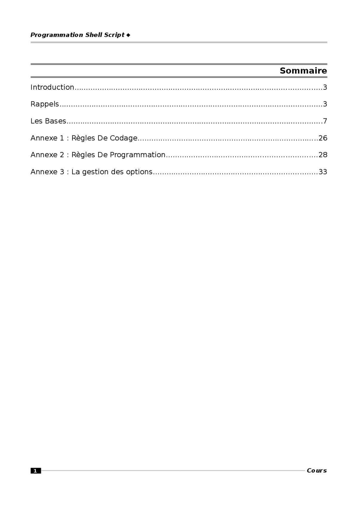 ShellScript - Maîtriser les bases de la programmation shell