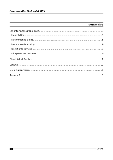 Programmation ShellScript GUI