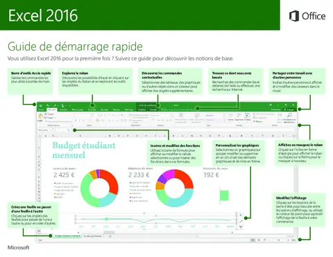 Excel 2016 Guide de démarrage rapide