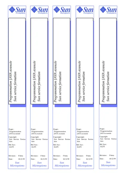 Programmation JAVA avancée