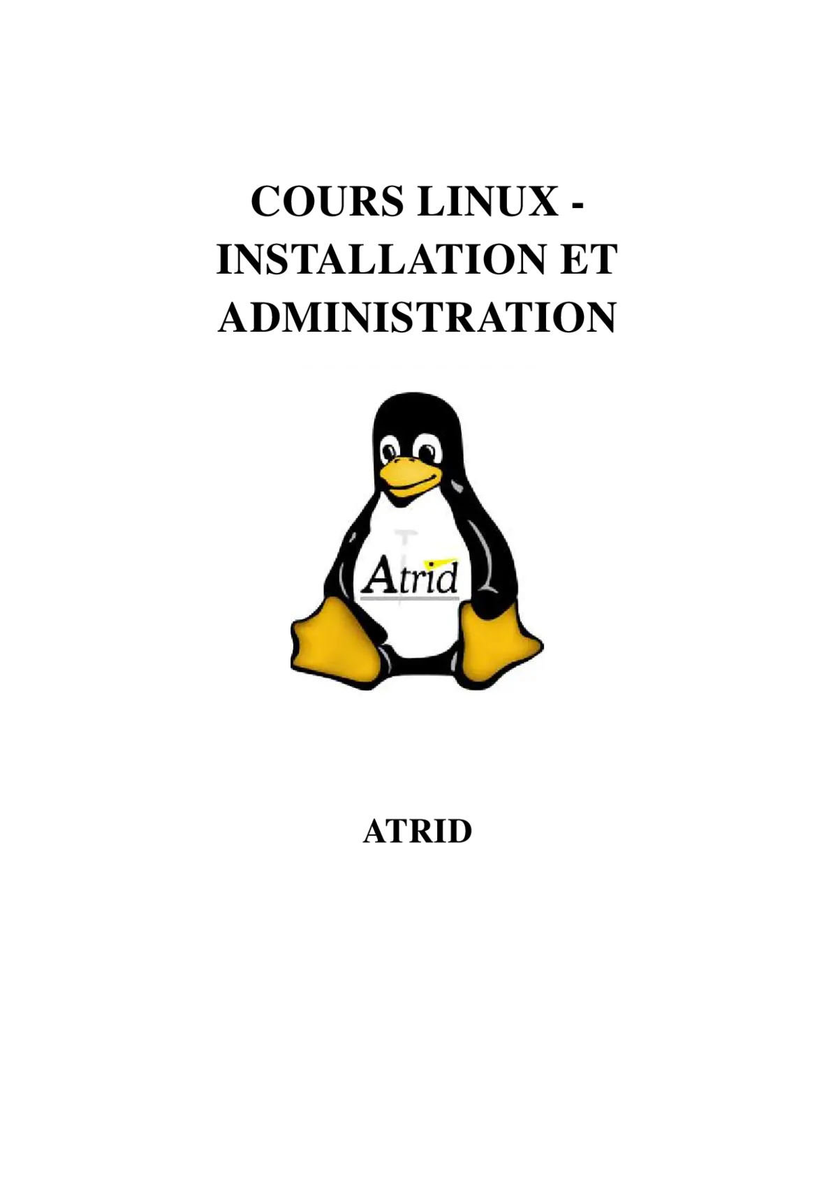 Linux - Installation et Administration pour Débutants