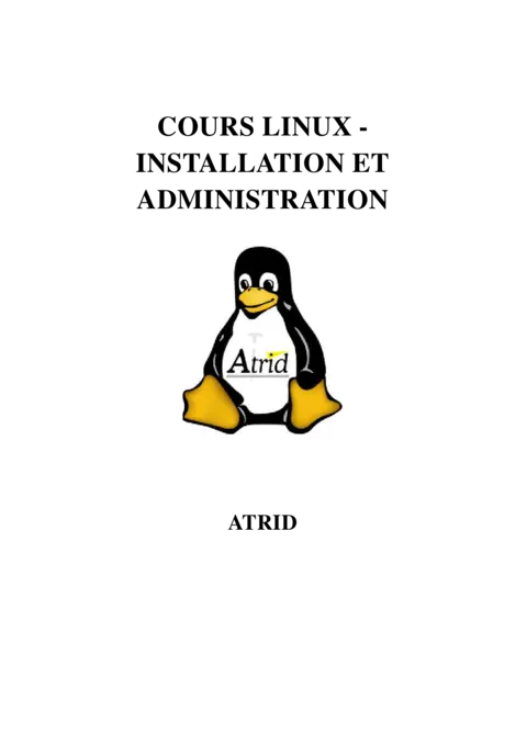 Linux Installation et Administration