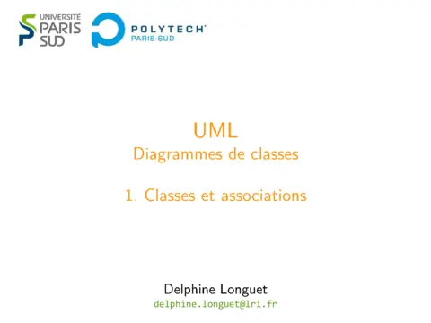 UML: Classes et associations