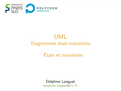 UML: États et transitions