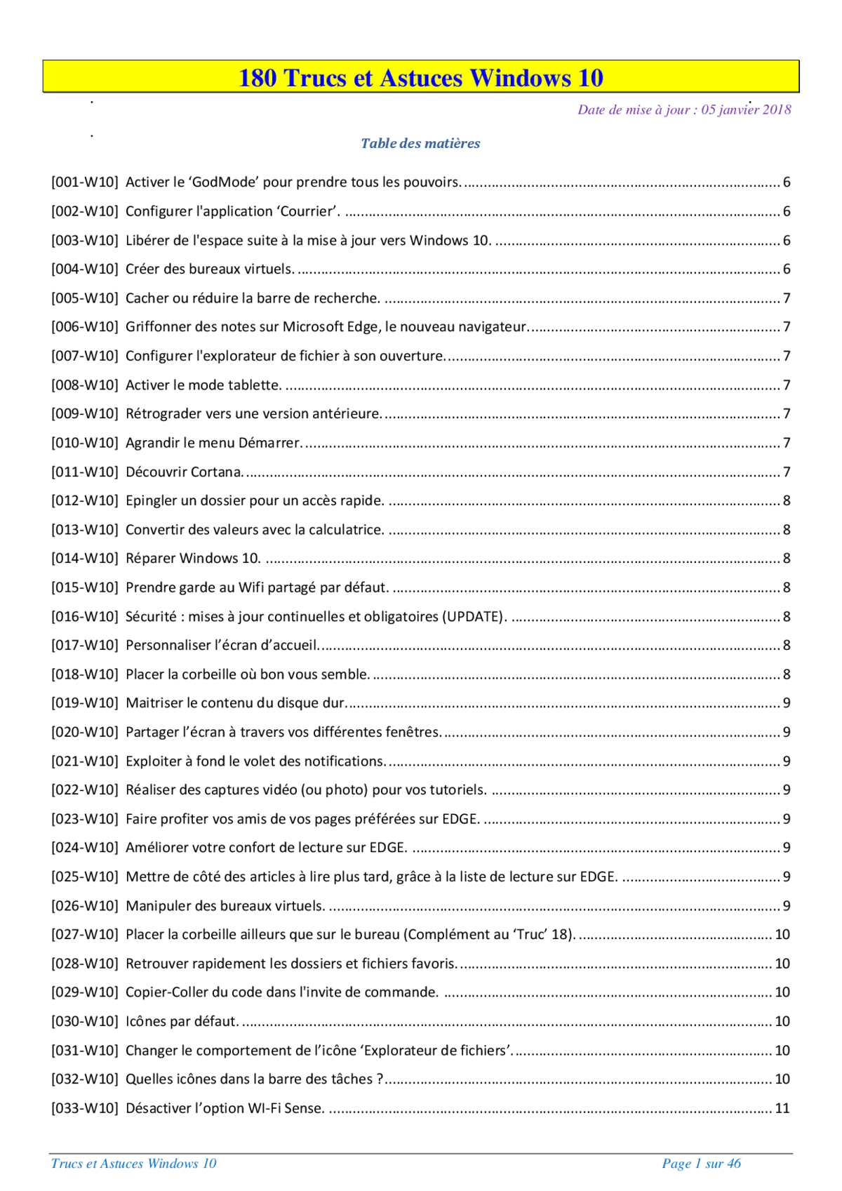 Windows 10 - 180 Trucs et Astuces Essentiels