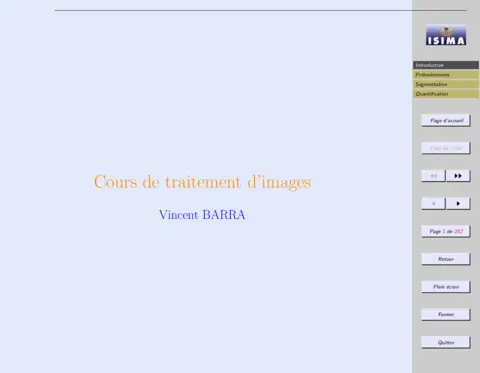 Traitement numérique des images