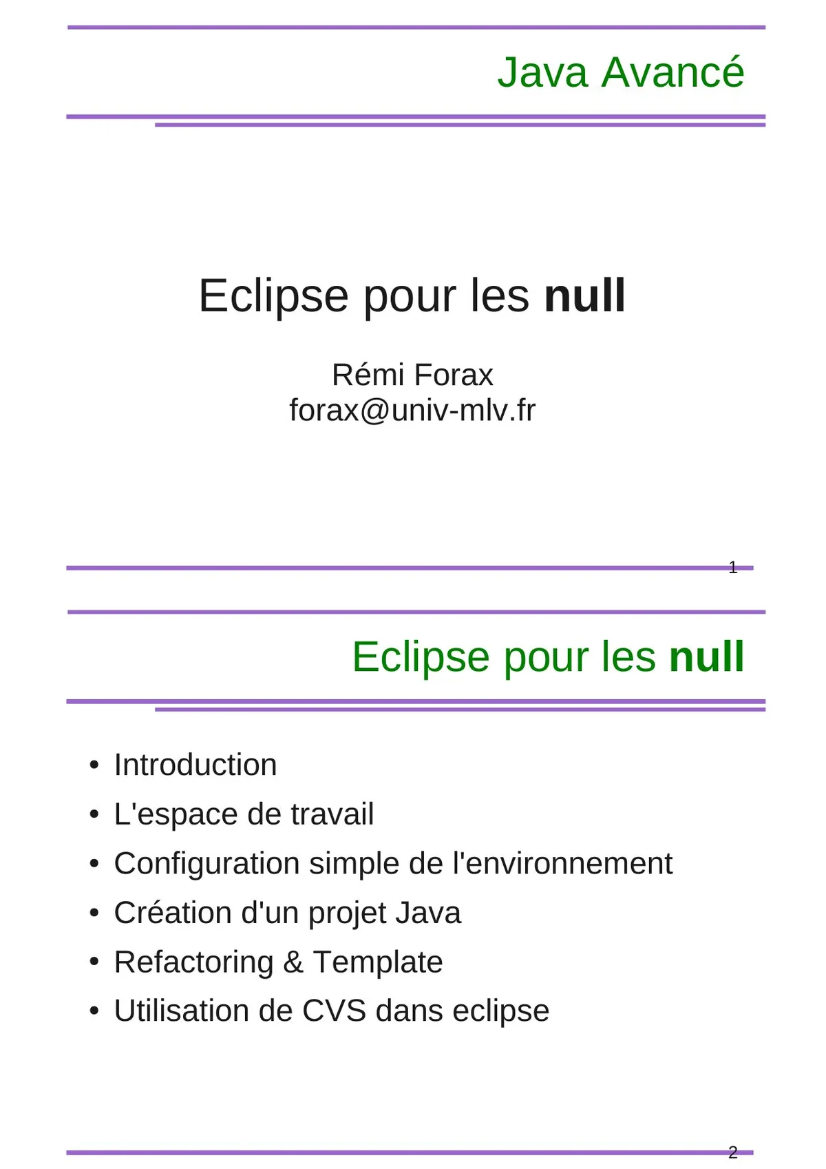 Eclipse - Débuter en programmation facilement