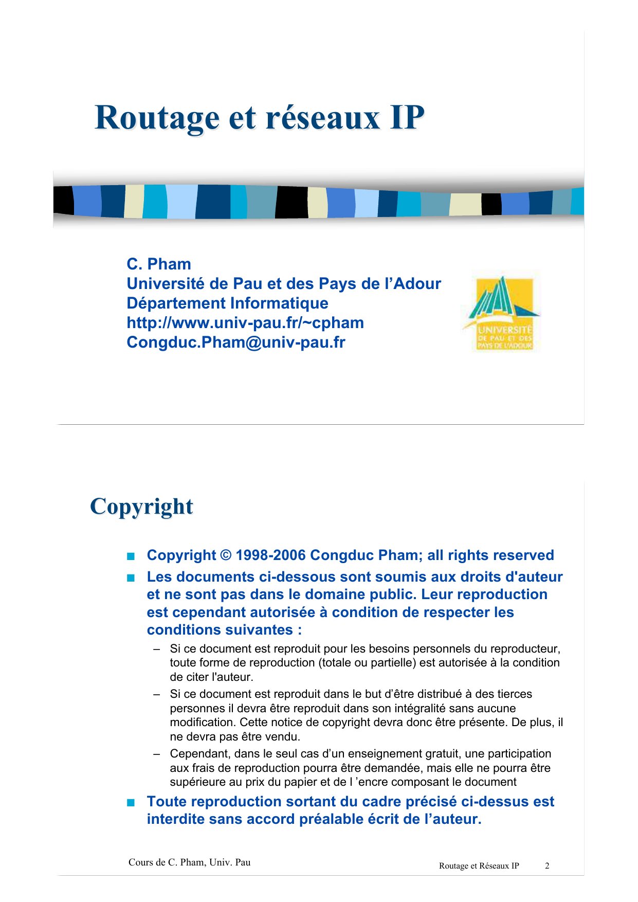 Aperçu du cours Routage et réseaux IP - Maîtriser les fondamentaux